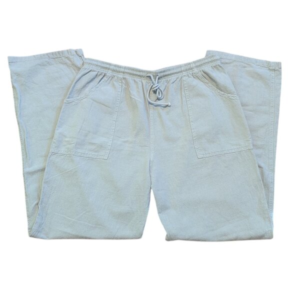 Drawstrings of Malibu Pants Vintage Unisex Lounge Travel Casual Beach Boho - Picture 1 of 7